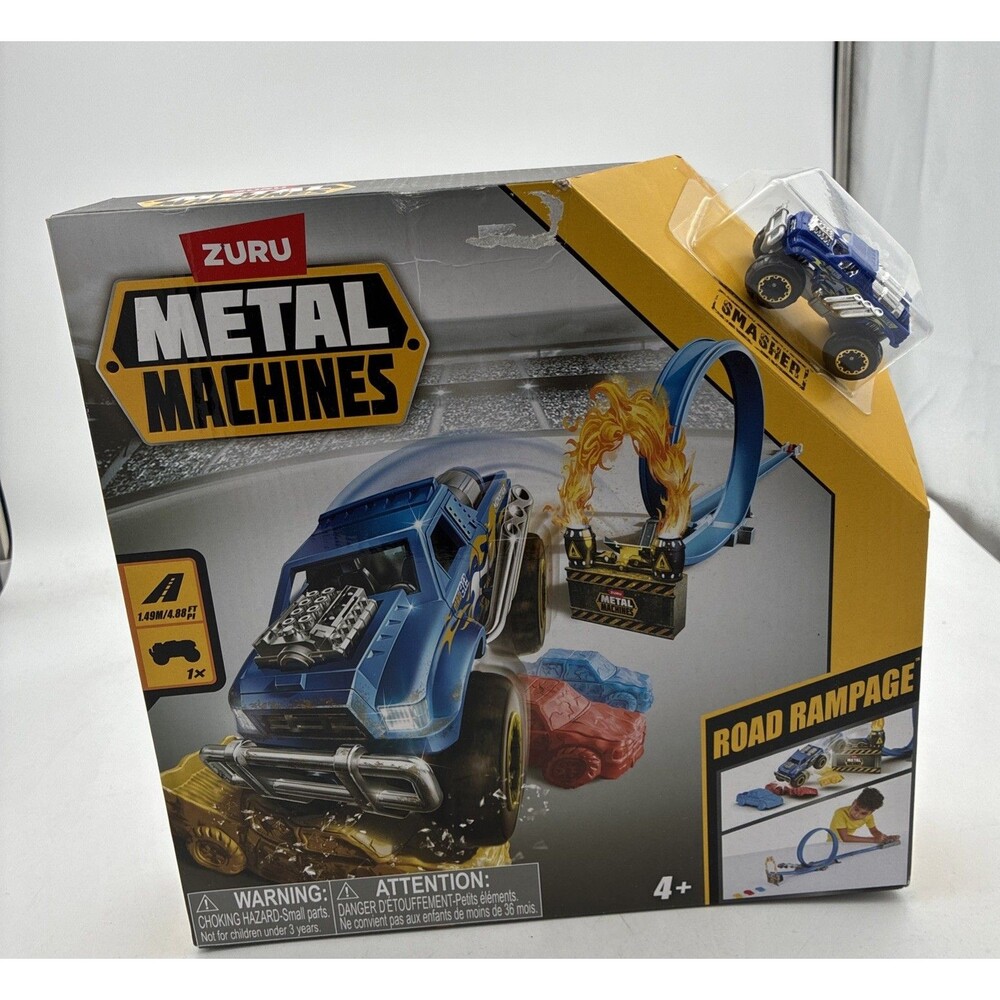 New ZURU Metal Machines Road Rampage With SMASHER 4+ Age Group